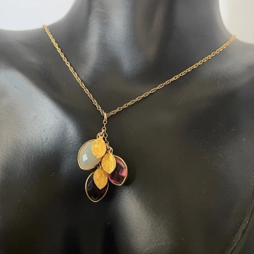 Gold filled 14k feather necklace